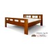 Postel z masivu Artemis v kombinaci dřevo-kov, typ 26