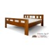 Postel z masivu Artemis v kombinaci dřevo-kov, typ 27