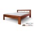 Postel z masivu Nefelé v kombinaci dřevo-kov, typ 2