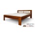 Postel z masivu Nefelé v kombinaci dřevo-kov, typ 5