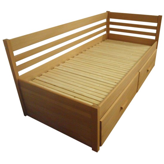 Set - Rozkládací postel z masivu Klaudie + 2x matrace Bali Set - Rozkládací postel z masivu Klaudie + 2x matrace Bali