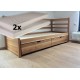 Set - Rozkládací postel z masivu Bellona + 2x Matrace Bali Set - Rozkládací postel z masivu Bellona + 2x Matrace Bali