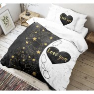 3D povlečení 140x200, 70x90cm Love