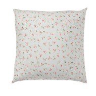 Povlak na polštář hladká bavlna PROVENCE ROSE zelené reverse