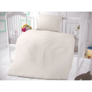 Bavlněné povlečení do dětské postýlky bílé