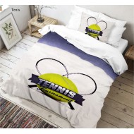 3D povlečení 140x200, 70x90cm Tenis