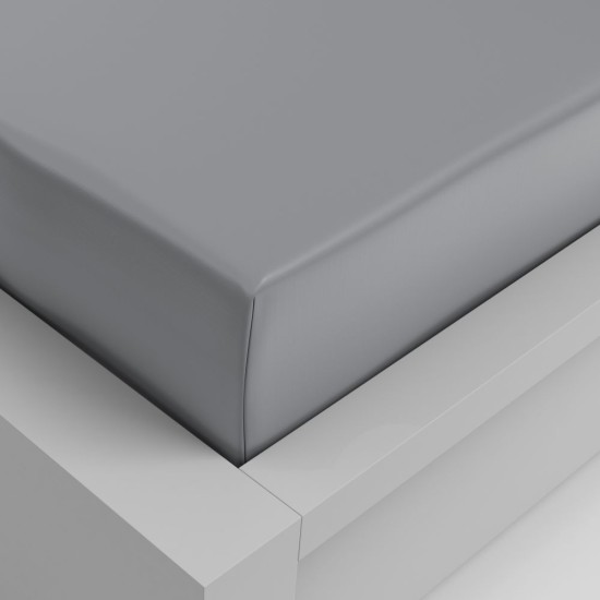Napínací prostěradlo viskóza 120x200cm světle šedé Napínací prostěradlo viskóza 120x200cm světle šedé