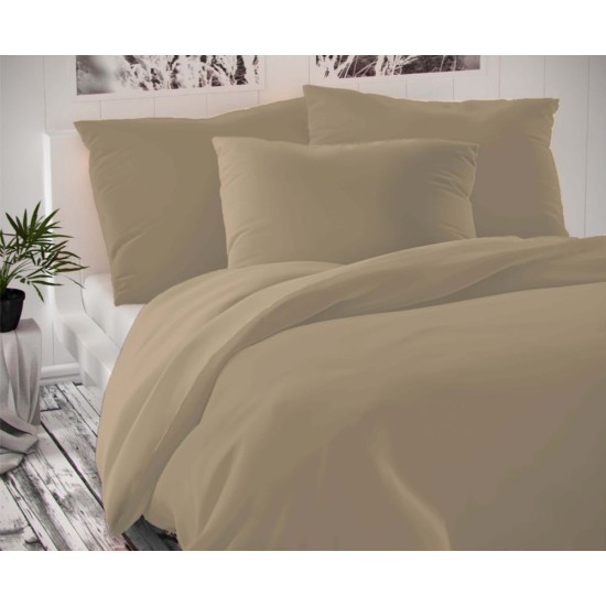 Saténové francouzské povlečení LUXURY COLLECTION 1+2, 240x200, 70x90cm béžové Saténové francouzské povlečení LUXURY COLLECTION 1+2, 240x200, 70x90cm béžové