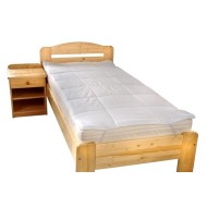 Chránič matrace prošitý z dutého vlákna 100x200cm