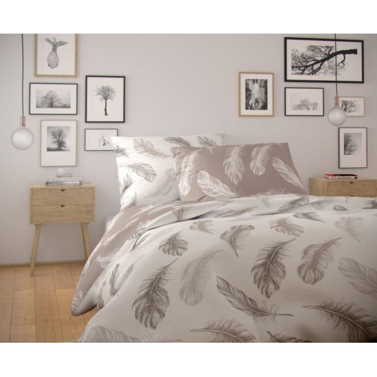 Francouzské prodloužené bavlněné povlečení NORDIC COLLECTION 240x220, 70x90cm SHELBY Francouzské prodloužené bavlněné povlečení NORDIC COLLECTION 240x220, 70x90cm SHELBY