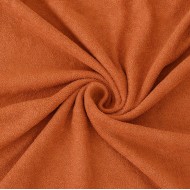 Froté prostěradlo 100x200cm hnědé