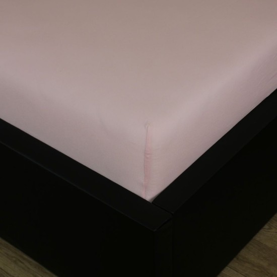 Jersey prostěradlo s lycrou 180x200cm světle růžové Jersey prostěradlo s lycrou 180x200cm světle růžové
