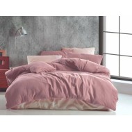 Francouzské mušelínové povlečení 240x220, 70x90cm růžové