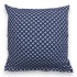 Povlak na polštář hladká bavlna CANZONE modré puntík