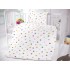 Bavlněné povlečení do dětské postýlky Kuličky na bílém