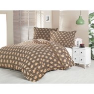 Saténové povlečení LUXURY COLLECTION 140x200, 70x90cm CARERO béžové