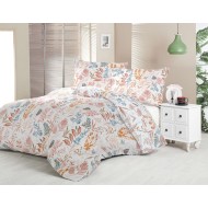 Saténové povlečení LUXURY COLLECTION 140x200, 70x90cm CORAL garden