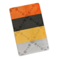 Koupelnová předložka 60x100cm paprsky šedožluté