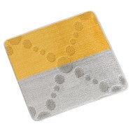 WC předložka 50x60cm paprsky šedožluté