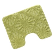 WC předložka 50x60cm paprsky světle zelené