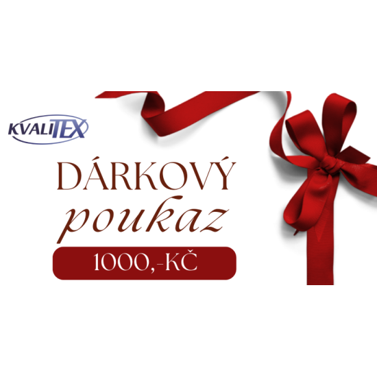 Dárkový poukaz v hodnotě 1.000,- Kč Dárkový poukaz v hodnotě 1.000,- Kč