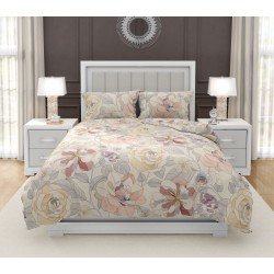 Francouzské bavlněné povlečení DELUX 200x200, 70x90cm PERSIA béžová