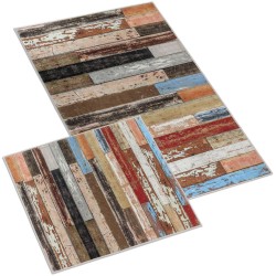 Koupelnová a WC předložka bez výkroje Dřevěná podlaha 3D