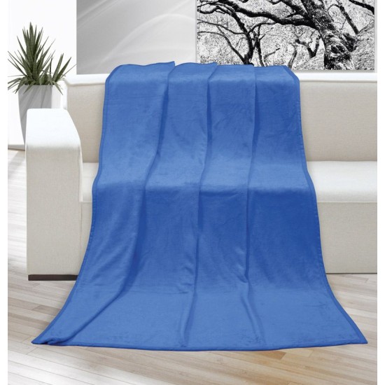 Deka micro jednobarevná 150x200cm modrá Deka micro jednobarevná 150x200cm modrá