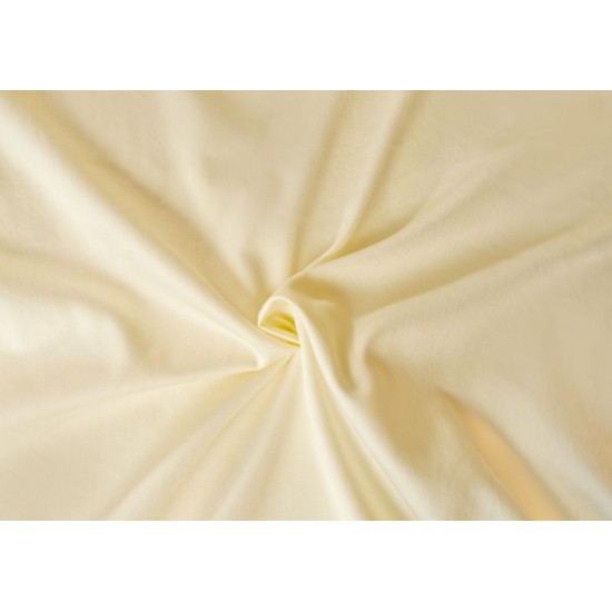 Saténové prostěradlo s gumou 100x200cm smetanové Saténové prostěradlo s gumou 100x200cm smetanové