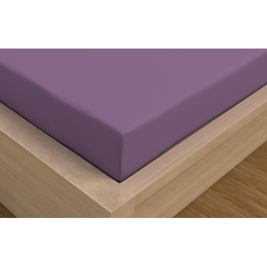 Saténové prostěradlo s gumou 200x200cm fialové Saténové prostěradlo s gumou 200x200cm fialové