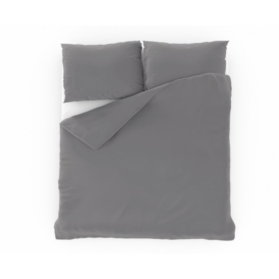 Francouzské jednobarevné bavlněné povlečení 200x200, 70x90cm světle šedé Francouzské jednobarevné bavlněné povlečení 200x200, 70x90cm světle šedé