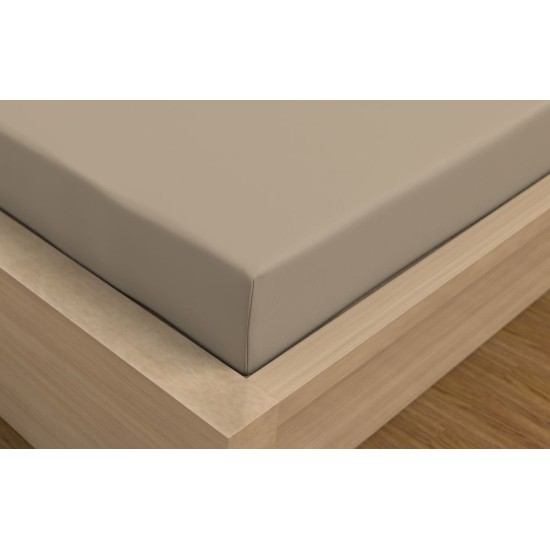 Saténové prostěradlo s gumou 200x200cm béžové Saténové prostěradlo s gumou 200x200cm béžové