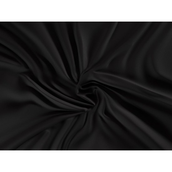 Saténové prostěradlo s gumou 200x200cm černé Saténové prostěradlo s gumou 200x200cm černé