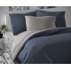 Saténové francouzské povlečení LUXURY COLLECTION 1+2, 200x200, 70x90cm tmavě šedé / světle šedé Saténové francouzské povlečení LUXURY COLLECTION 1+2, 200x200, 70x90cm tmavě šedé / světle šedé