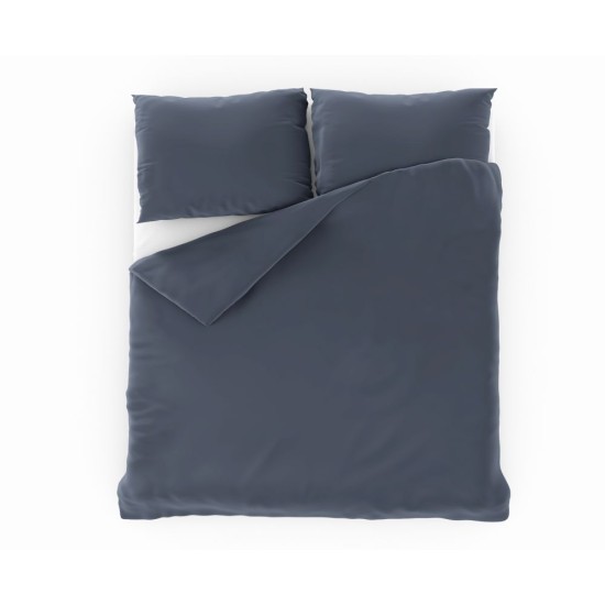Saténové francouzské prodloužené povlečení LUXURY COLLECTION 1+2, 240x220, 70x90cm tmavě šedé Saténové francouzské prodloužené povlečení LUXURY COLLECTION 1+2, 240x220, 70x90cm tmavě šedé