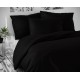 Saténové prodloužené povlečení LUXURY COLLECTION 140x220, 70x90cm černé Saténové prodloužené povlečení LUXURY COLLECTION 140x220, 70x90cm černé