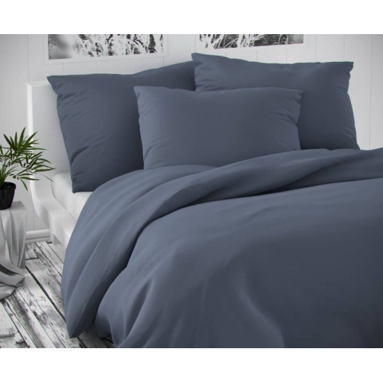 Saténové francouzské povlečení LUXURY COLLECTION 1+2, 240x200, 70x90cm tmavě šedé Saténové francouzské povlečení LUXURY COLLECTION 1+2, 240x200, 70x90cm tmavě šedé