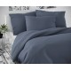 Saténové francouzské povlečení LUXURY COLLECTION 1+2, 240x200, 70x90cm tmavě šedé Saténové francouzské povlečení LUXURY COLLECTION 1+2, 240x200, 70x90cm tmavě šedé