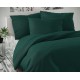 Saténové francouzské prodloužené povlečení LUXURY COLLECTION 1+2, 240x220, 70x90cm tmavě zelené Saténové francouzské prodloužené povlečení LUXURY COLLECTION 1+2, 240x220, 70x90cm tmavě zelené