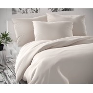 Saténové prodloužené povlečení LUXURY COLLECTION 140x220, 70x90cm bílé