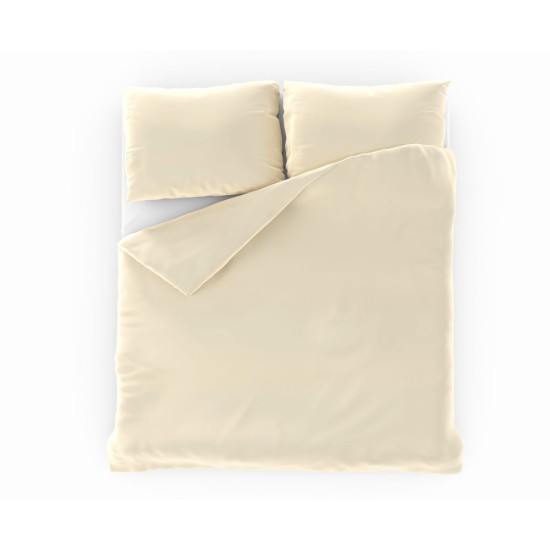 Saténové francouzské povlečení LUXURY COLLECTION 1+2, 240x200, 70x90cm smetanové Saténové francouzské povlečení LUXURY COLLECTION 1+2, 240x200, 70x90cm smetanové
