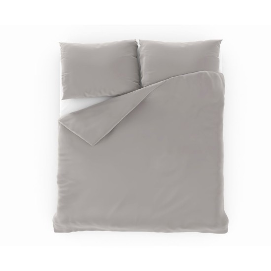Saténové prodloužené povlečení LUXURY COLLECTION 140x220, 70x90cm světle šedé Saténové prodloužené povlečení LUXURY COLLECTION 140x220, 70x90cm světle šedé