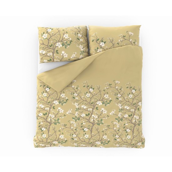 Saténové francouzské povlečení LUXURY COLLECTION 1+2, 220x200, 70x90cm JARO zlaté Saténové francouzské povlečení LUXURY COLLECTION 1+2, 220x200, 70x90cm JARO zlaté
