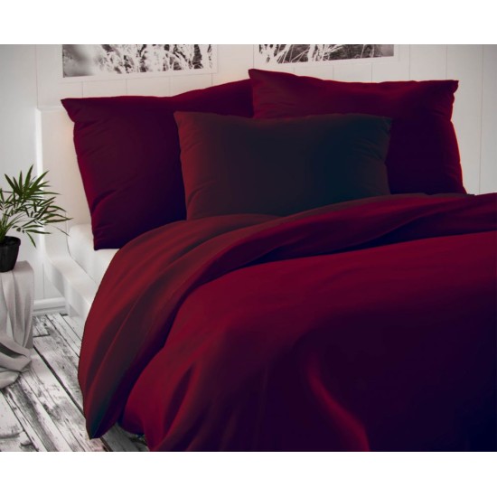 Saténové francouzské povlečení LUXURY COLLECTION 1+2, 220x200, 70x90cm vínové Saténové francouzské povlečení LUXURY COLLECTION 1+2, 220x200, 70x90cm vínové