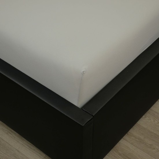 Jersey prostěradlo s lycrou jednolůžko 90x200cm světle šedé Jersey prostěradlo s lycrou jednolůžko 90x200cm světle šedé