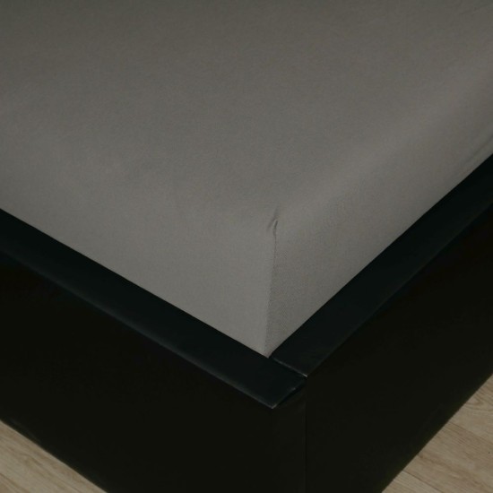 Jersey prostěradlo s lycrou jednolůžko 90x200cm tmavě šedé Jersey prostěradlo s lycrou jednolůžko 90x200cm tmavě šedé