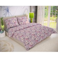 Francouzské krepové povlečení 240x200, 70x90cm ESTER šedá