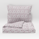 Francouzské prodloužené bavlněné povlečení PROVENCE COLLECTION 240x220, 70x90cm VIOLETA fialová Francouzské prodloužené bavlněné povlečení PROVENCE COLLECTION 240x220, 70x90cm VIOLETA fialová