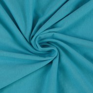 Jersey prostěradlo jednolůžko 100x200cm tyrkysové