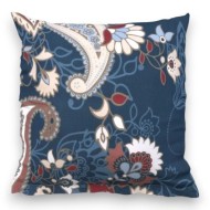 Povlak na polštář hladká bavlna DELUX OLYMPIA petrolejová dekor